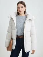 Zarina Стеганая куртка, цвет Молочный, размер XS (RU 42), 3420400100-60