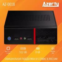 Мини ПК Azerty AZ-0018 (Intel i5-3210M 2x2.5GHz, 8Gb DDR3L, 512Gb SSD, Wi-Fi, BT)