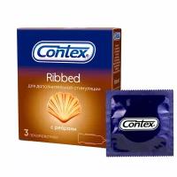 Презервативы Contex Ribbed, 3 шт