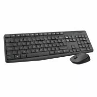 Комплект клавиатура+мышь Logitech MK235 Grey