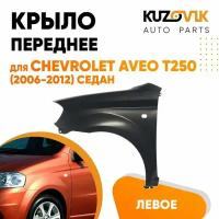 Крыло переднее левое Chevrolet Aveo T250 (2006-) седан