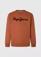 Pepe Jeans London, Джемпер мужской, цвет: оранжево-коричневый, размер: M