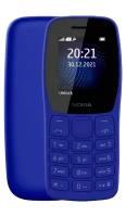 Nokia Мобильный телефон 105 TA-1432 SS EAC UA Blue 11SIAL01A02