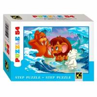 Пазлы Step Puzzle 54 детали "Любимые герои" (71030)