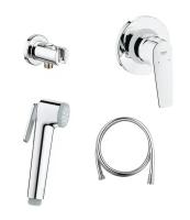 Готовый комплект для гигиенического душа скрытого монтажа 29328000 GROHE BauFlow, хром