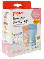 Пакеты для заморозки и хранения грудного молока Pigeon 180 мл, 25 шт, Animal
