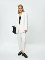 Zarina Зауженные брюки, цвет Белый, размер S (RU 44), 3224200700-1