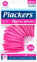 Межзубные ершики Plackers Dental Brush XS, 0,4 мм (32 шт.) + колпачок