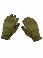 Зимние тактические перчатки хаки олива (размер: m)