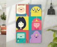 Перекидной календарь Время Приключений, Adventure Time №5, А4