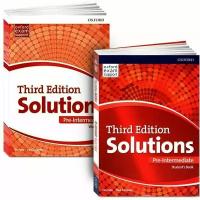 Solutions Pre-intermediate. Полный комплект: Учебник + Рабочая Тетрадь + CD/DVD (3rd edition)