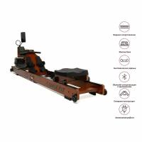 Гребной тренажер UNIXFIT Wood Rower Dark