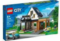 Конструктор LEGO CITY Семейный дом и электромобиль 60398