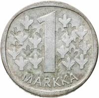 Финляндия 1 марка (markka) 1964 S