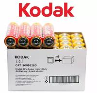 Батарейки пальчиковые Kodak Super Heavy Duty Zinc AA (Элемент питания Кодак R6 AA) 24шт