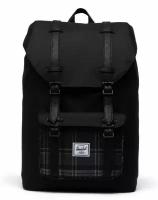 Рюкзак Herschel Little America Mid 10020 Black Grayscale Plaid