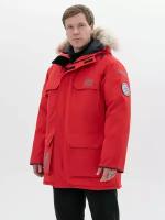 куртка Великоросс зимняя, силуэт прямой, размер 44, красный