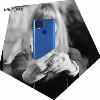 Чехол книжка KaufCase для телефона ZTE Axon 11 SE 5G/ Blade V2020 5G (6.53"), синий. Трансфомер