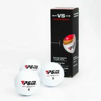 Мячи для гольфа "VS" трехкомпонентные, d=4.3 см, набор 3 шт