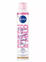 Сухой шампунь Nivea 3в1 с эффектом объема, против жирного блеска, 200 мл