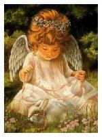Картины по номерам ангел религия икона на подрамнике 40х50см GX25607-1
