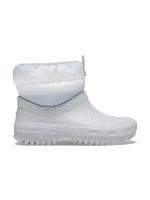 Crocs Полусапожки Classic Neo Puff Shorty Boot, белый, размер W7