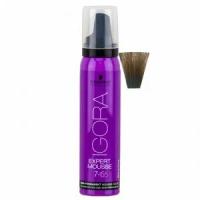 Schwarzkopf Professional Igora Expert Mousse Тонирующий мусс для волос 100 мл, цвет 7/65 Средний русый шоколадный золотистый