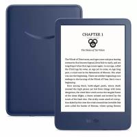 6" Электронная книга Amazon Kindle 11 2022, 1027x768, E-Ink, 16 ГБ, синий (Denim), No Ads (без рекламы), русский язык