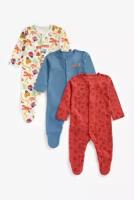 Комплект из трех комбинезонов с длинным рукавом Mothercare 74 для малышей