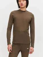 Лонгслив/Reebok/100070832/THERMOWARM + GRAPHENE BASELAYER LONG SLEEVE/бежевый/M INT