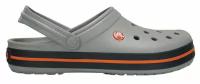 Шлепанцы Crocs Crocband Clog, размер M7 (39-40EU), серый