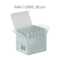 Батарейки мизинчиковые алкалиновые COMMO Everyday Batteries, LR03-ААА, 30 штук в упаковке