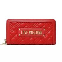 Кошелек LOVE MOSCHINO, фактура зернистая, красный