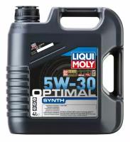 LIQUI MOLY 39001 НС-синт. мот. масло Optimal HT Synth 5W-30 A3/B4 (4л) 39001