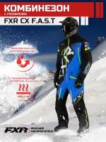 Комбинезон FXR CX F.A.S.T. с утеплителем Black/Blue/HiVis, S