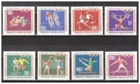 Марки почтовые набор Монголия 1968 серия Спорт Олимпиада MNH