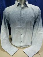 Рубашка AMATO, размер XL, белый, синий