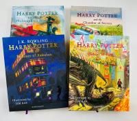 Harry Potter set 4 books illustrated by Jim Kay на английском языке / Гарри Поттер на ангилйском Джим books
