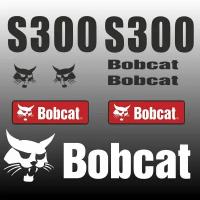 Набор наклеек на спецтехнику для Bobcat S300