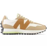 Кроссовки NEW BALANCE, Цвет:коричневый/белый, Размер:38