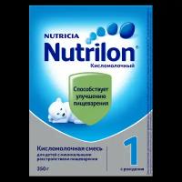 Смесь кисломолочная NUTRILON 1, с 0 месяцев, 350г