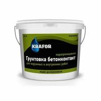 Грунтовка Бетонконтакт KRAFOR 12 кг