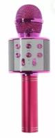 Караоке Микрофон Блютуз Magic Acoustic Superstar/Bluetooth микрофон для Девочек Мальчиков Взрослых/Караоке 3-в-1, розовый