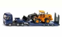 Модель грузовика Siku MAN с фронтальным погрузчиком JCB, 1:87