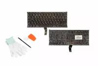 Keyboard / Клавиатура для Apple MacBook Air 13 A1369, Late 2010 (ZeepDeep Haptic) Г-образный Enter RUS