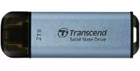 Внешний накопитель SSD Transcend TS2TESD300C 2TB USB-C 3.2 Gen 2 Небесно-голубой (TS2TESD300C)