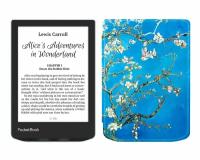 Электронная книга PocketBook 629 Verse Bright Blue, голубой с обложкой ReaderONE Sakura