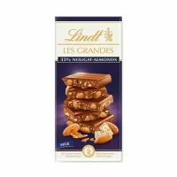 Lindt Les Grandes шоколад с нугой и миндалем 33% 150 гр (Финляндия)