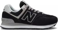 Кроссовки New Balance 574, полнота D, размер US 11,5, черный