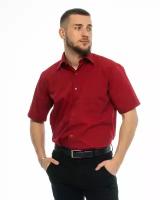 Рубашка Maestro, размер 48RU/M/178-186/40 ворот, красный